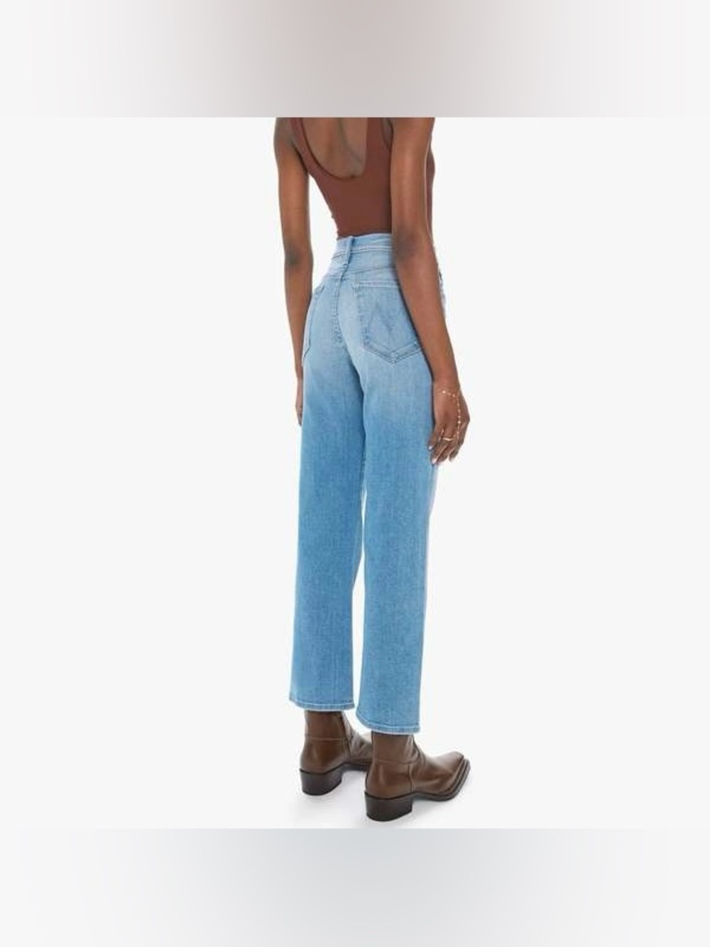 Mother The Rambler Zip Ankle Jeans